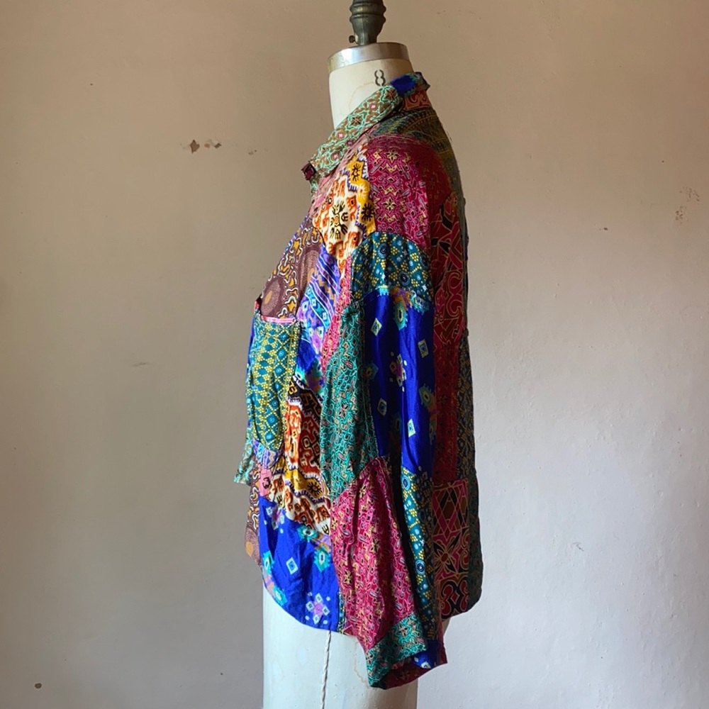 70s VINTAGE | Patchwork Top